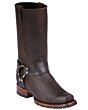 Botas Biker Piel Crazy El General 40673 Color Choco