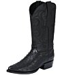 Botas Vaqueras Negras Imitación Avestruz 40836