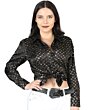 Blusa Manga Larga De Moda Black-Gold 44558