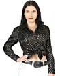 Blusa Manga Larga De Moda Black-Gold 44558