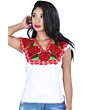 Blusa Artesanal Zinacantan 601401 bLANCA