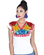 Blusa Artesanal Zinacantan Blanca 601403