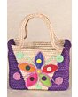 Bolsa Artesanal De Palma Natural-Multicolor 602126
