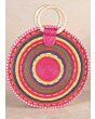Bolsa Artesanal De Palma Multicolor  602298