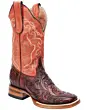 Botas Vaqueras De Mujer Cinceladas Horma Rodeo Americana White Diamonds Boots 10-24 Color Cognac