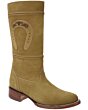 Botas Escaramuza Charra Nobuck Color Topo WD 11-461