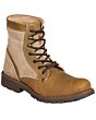 Botas Cortas Agujetas Para Hombre Lamasini 7601 Color Miel