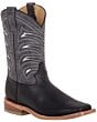 BOTAS RODEO EL GENERAL ROD-19-40 PIEL BOVINO CRAZY COLOR NEGRO
