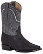 BOTAS NEGRAS RODEO EL GENERAL ATL-OI-40 PIEL BOVINO CRAZY