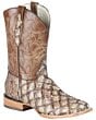 Botas Rodeo Exóticas Monster Fish Color Mink 100 Años 44114