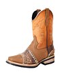 Botas Rodeo De Niño En Color Miel WD 11-376