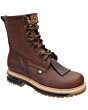 Botas De Trabajo Lace Up SB564 Color Ocre Suela Heavy-Duty