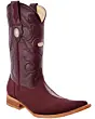 Men's Stingray Exotic Cowboy Boots Burgundy WD 11-068