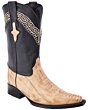 Botas Vaqueras Pata Avestruz De Hombre WD 11-048 Color Orix
