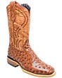 Botas Rodeo Avestruz Imitación Color Cognac WD 11-303