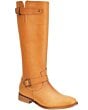 Botas Camperas Altas De Mujer Color Miel WD 11-465