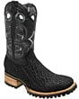 Botas Rodeo Piel Cuello Toro Suela Tractor Color Negro WD 11-282