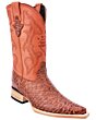 Botas Vaqueras Grabado Oso Hormiguero Color Cognac WD 11-112