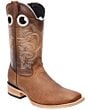 Botas De Piel Imitación Tiburón Americana Color Tang WD 11-275