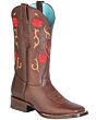 Botas Rodeo Para Mujer El General DW-DAM-13 Piel Crazy Color Choco