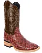 Botas Rodeo Grabadas Monster Fish Color Cognac WD 11-293
