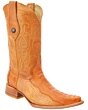 Men's Butter Ostrich Leg  Western Boots WD 11-053