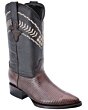 Armadillo Brown Leather Cowboy Boots  WD 11-178