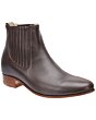 Botin Charro Piel Napa Cuero Color Café WD 11-728