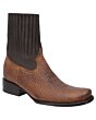 Botas Exóticas White Diamonds Boots Tiburón Original Miel 10-007
