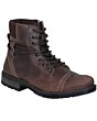 Bota Corta Color Café Para Hombre Moda Lamasini 7226