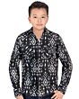 Camisa Vaquera Negra Para Niño Lamasini 0107
