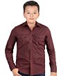 Camisa Negra Botonadura De Broche Para Niño Lamasini 0121