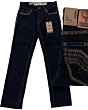 Jeans bootcut negro para niño con detalles bordados Western y costuras contrastantes – Lamasini 1871