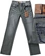 Jeans bootcut gris para niño con detalles bordados Western y costuras contrastantes – Lamasini 1871