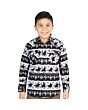 Stylish Boys' Black and White Cowboy Print Western Shirt – El General 44495
