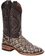 Cowboy Rodeo Boots Brown Monster Fish Print WD 11-291