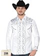 Camisa Vaquera Blanca Botón De Broche Lamasini 2209