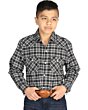Camisa Vaquera De Niño 42616 Color Negro-Blanco