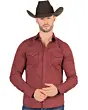 Camisa Vaquera Corte Moderno Vino Montero 3300