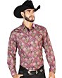 Camisa Casual El Señor De Los Cielos M/L 43770 Colo Rojo-Vino