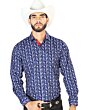 Camisa Color Azul Y Blanco El Señor De Los Cielos 126261