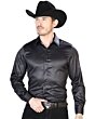 Camisa Vaquera Negra Con Líneas Verticales El Señor 43923