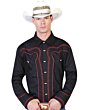 CAMISA CHARRA NEGRA EL GENERAL 2019-115