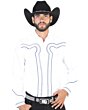 CAMISA CHARRA BLANCA EL GENERAL 2019-115 TIPO CIVIL