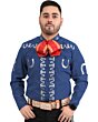 Camisa Charra Azul Cor Herraduras Color Plata WD 11-825