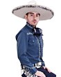 Camisa Charra Bordado De Tréboles Color Azul WD 11-848