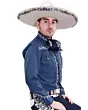 Camisa Charra Bordado De Tréboles Color Azul WD 11-848