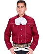 Camisa Charra Adorno Soga Color Vino WD 11-854