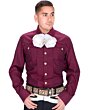 Camisa Charra Elegante Color Vino WD 11-867