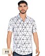 Camisa Modern Fit Blanca Lamasini 0112